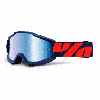 100 % Accuri  brille Raleigh Blå - mirror Blue lens