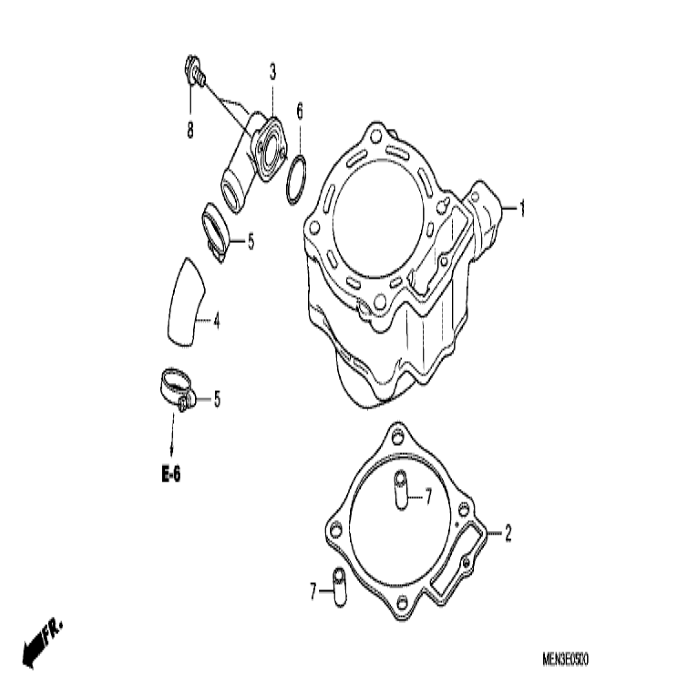 Gasket Cylinder , 12191-MEN-A31 , Honda