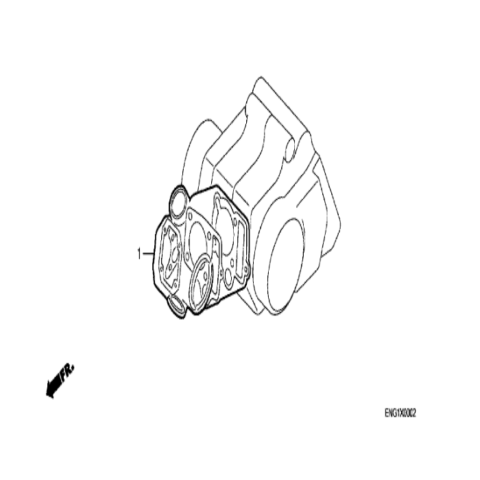 Gasket, cylinder head, 12391-GW8-680 , Honda
