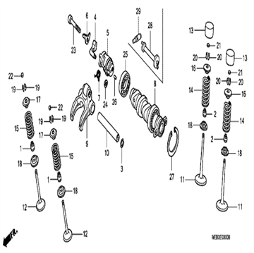 Valve In, 14711-GN5-913 , Honda