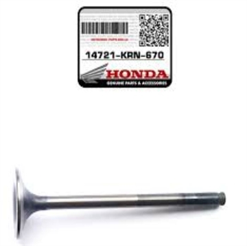 Exhaust valve , Honda, 14721-KTN-670