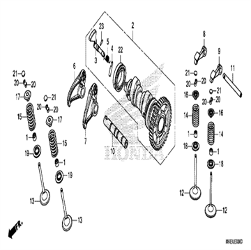 Spring Ex. Valve, 14752-MEN-A30 , Honda