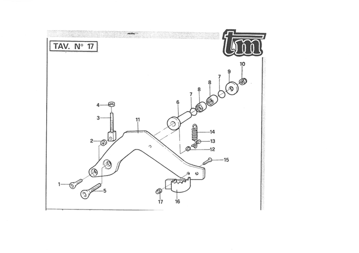 Bagbremsepedal