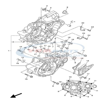 Nozzle1, Yamaha, 1SM-15138-00