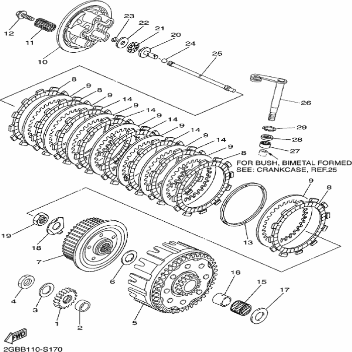 Spring Cushion , 1SM-16383-00 , Yamaha