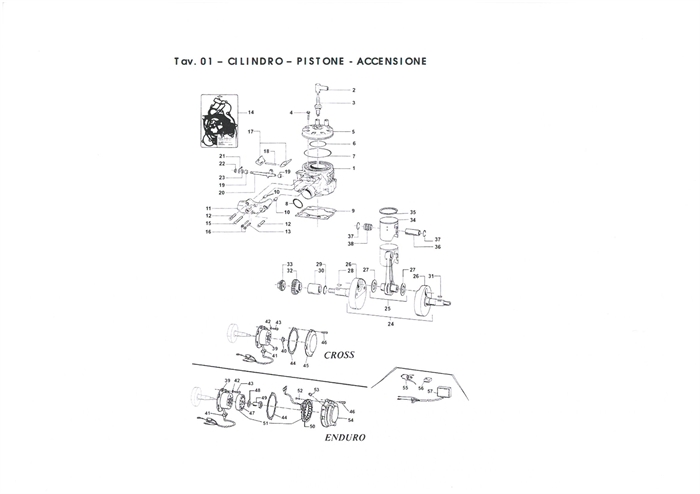 Cylinder - Stempel - Krumtap