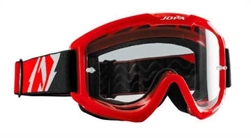 JOPA MX-brille rød   + ekstra brilleglas med 6 stk. tear-off 