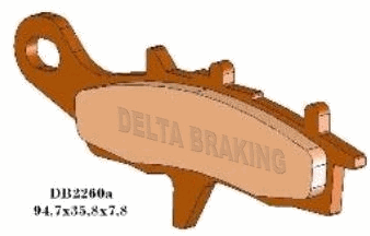 Bremseklods M1 Delta Braking 2260