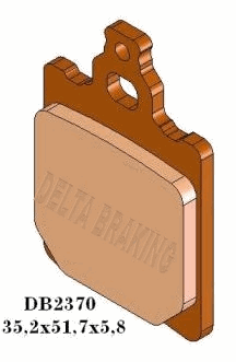 Bremseklods M1 Delta Braking 2370