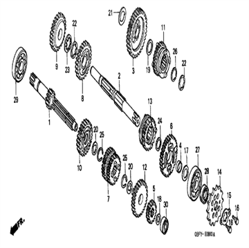 Plate, drive sprocket fixing , Honda, 23802-GC4-601