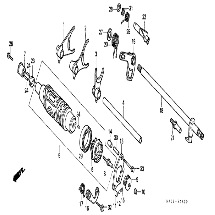 Cotter, valve, 14781-MAT-000 , Honda