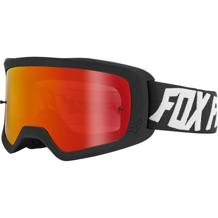 Fox Main II WYNT  - MX Brille Sort med Rød speglglas