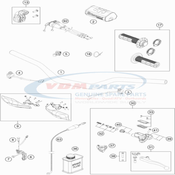 Rep. Kit. Piston dot. 9,00 mm.  KTM , Husqvarna , 25002032000