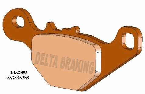 Bremseklods M1 Delta Braking 2540