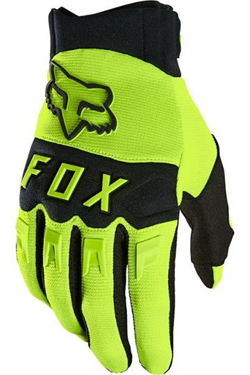 Fox Dirtpaw handske - Flou gul