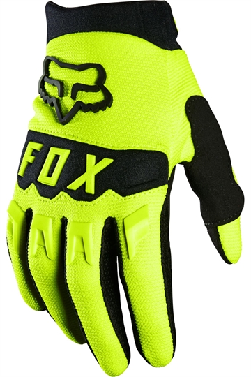 Fox Dirtpaw handsker til unge FLO Gul