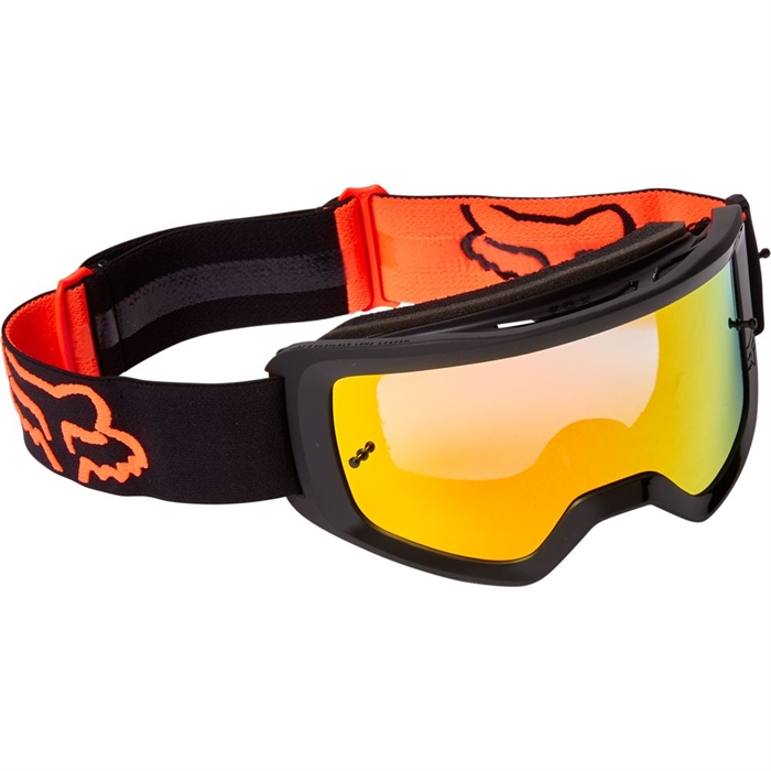 Fox Main Stray brille sort/orange med gul spegl lens 