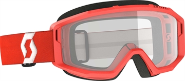 Scott Primal Goggle - Junior brille Rød med klar lens 