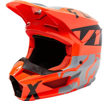 Fox V1 JUNIOR SKEW HELMET ECE (STL GRY)