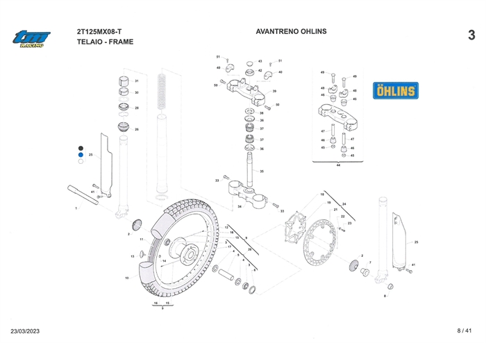 Forgaffel Öhlins