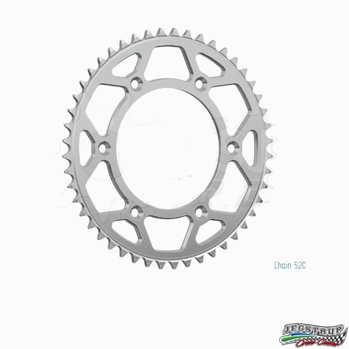 Bagtandhjul ALU X-Ring