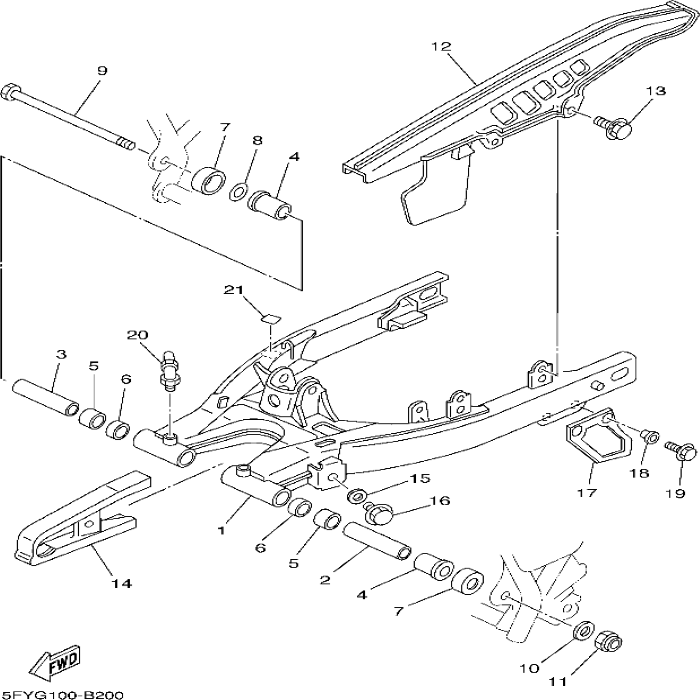 Seal guard, Yamaha, 34X-22151-00