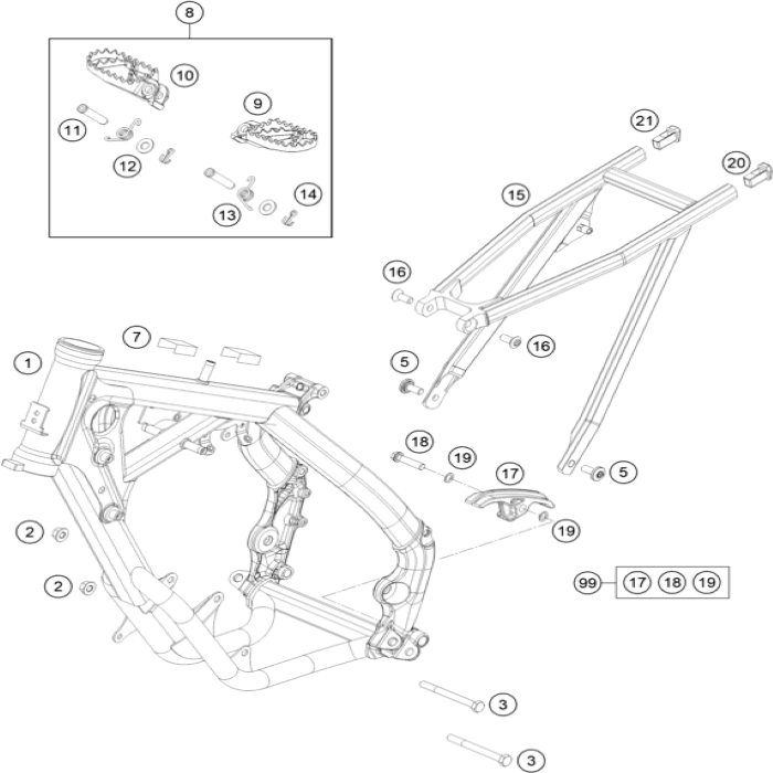 Lock Washer 8 mm.  KTM , Husqvarna , 36003014000