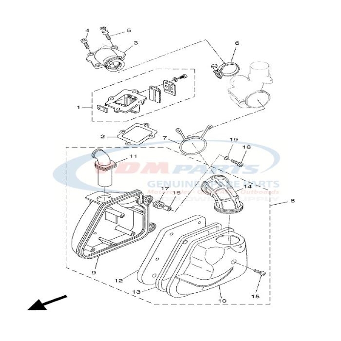 Element Airclean, Yamaha, 3WG-E4451-00