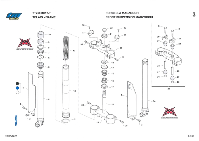 Forgaffel Marzocchi