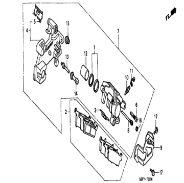 Retainer, Honda, 43112-GT4-006