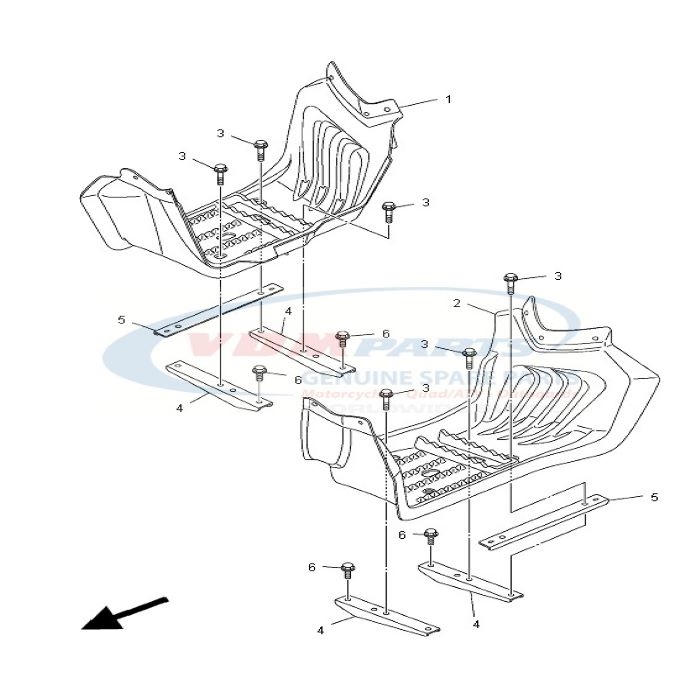 Cover 2, Yamaha, 43D-F7463-00