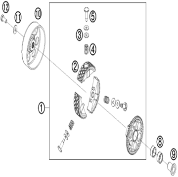 HH collar screw kit, 45232006244 , Husqvarna, KTM, 