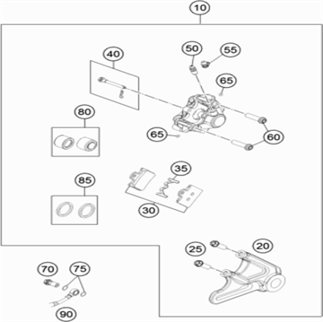 Rep. Seal Kit, Rings real 2011 KTM , Husqvarna , 47013081100