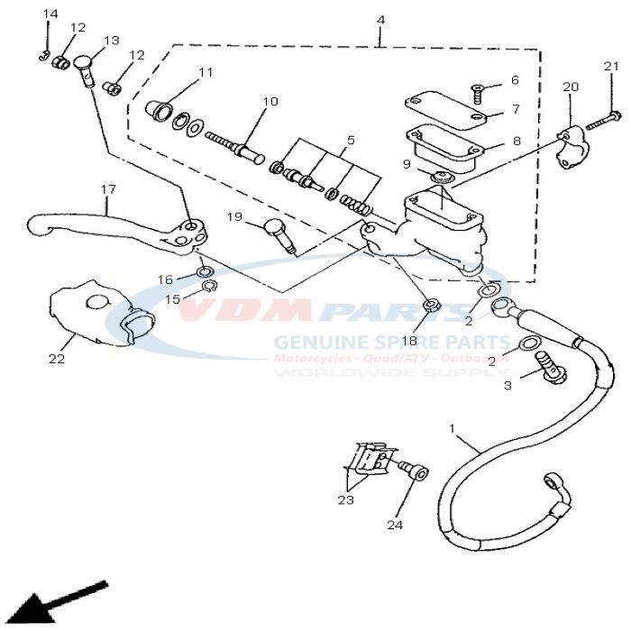 NUT Adjusting,  4SS-2538E-00 , Yamaha