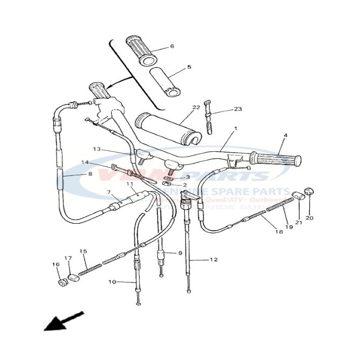 Cable pump, Yamaha, 4X4263211000