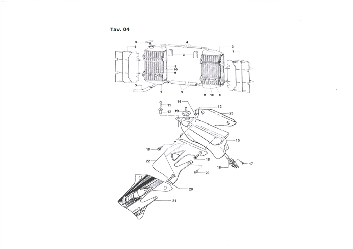 Køler - Tank  - plast