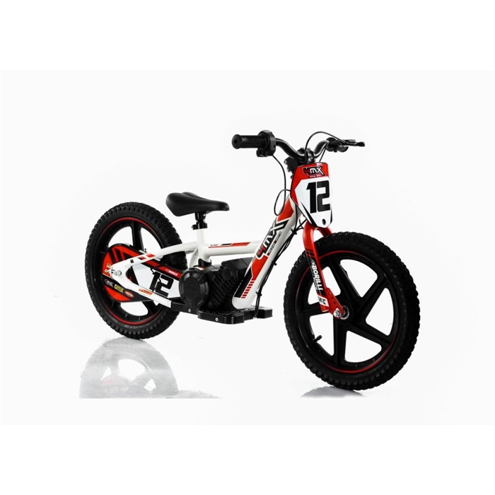 El - cykel til børn - 4MX Kid E-Fun 16\'  Rød