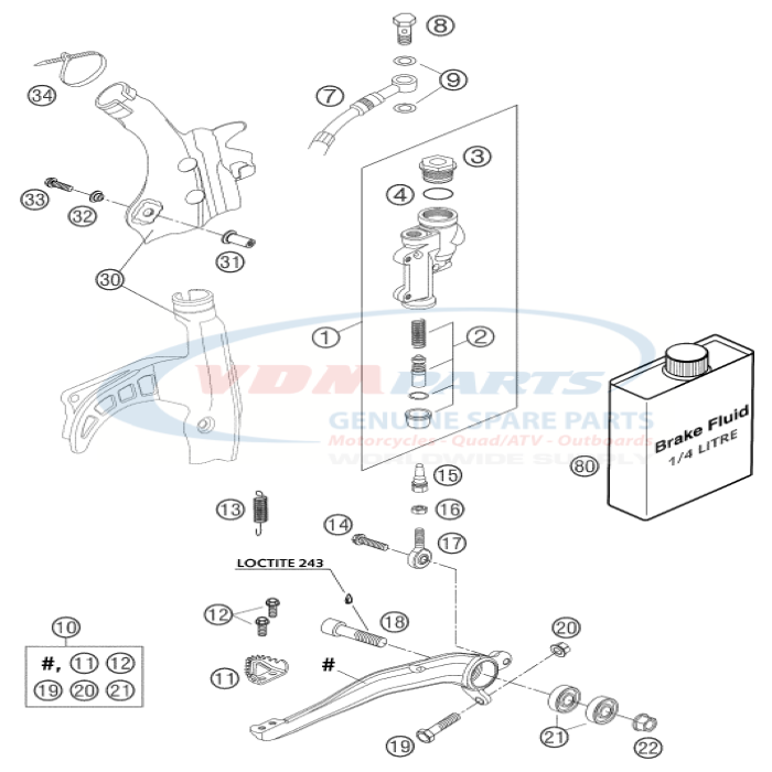 Repairkit 13 mm. 06 54813061200 , KTM, Husqvarna