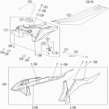 Fuel Cock CPL , KTM, Husqvarna, 58507003200