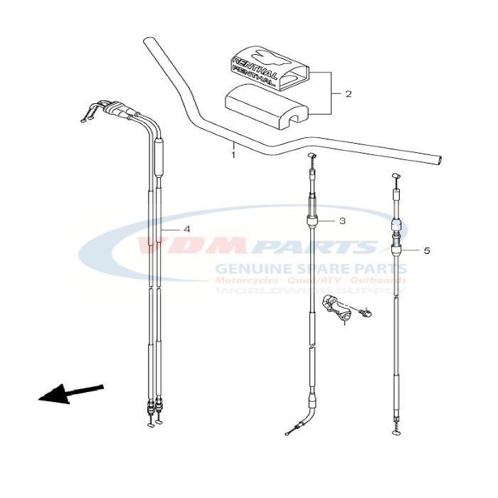 Cable assy, Hot, Suzuki, 58900-10H00