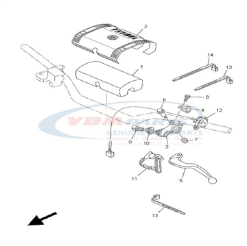 Lever 1, Yamaha, 5MV-83912-01