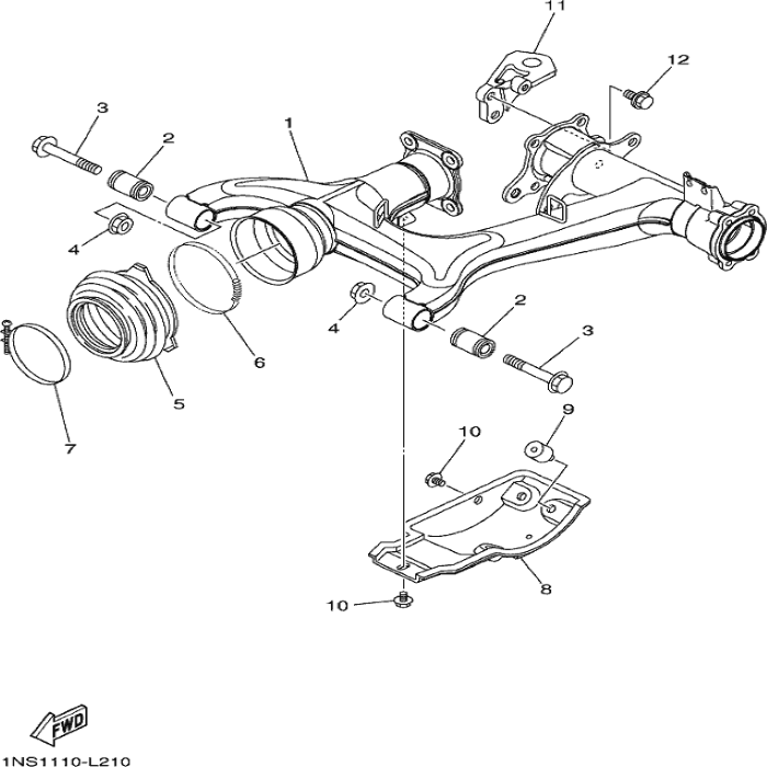 Hook, Yamaha, 5ND-F8488-20