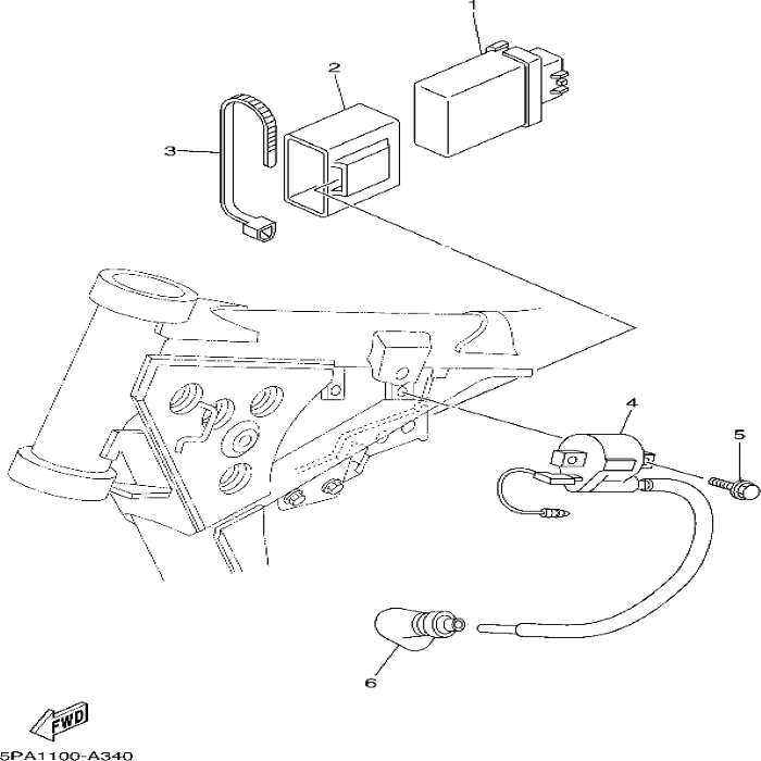 C.D.I. Unit Assy, 5PA855400100