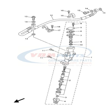 Diaphragm, reservoir, 5UN-25854-00