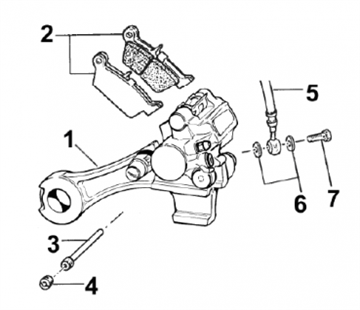 PAD KIT, RR BRAKE NISSIN 05/->