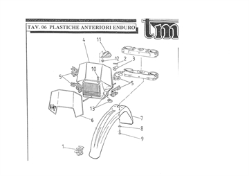 Plastik Front Enduro