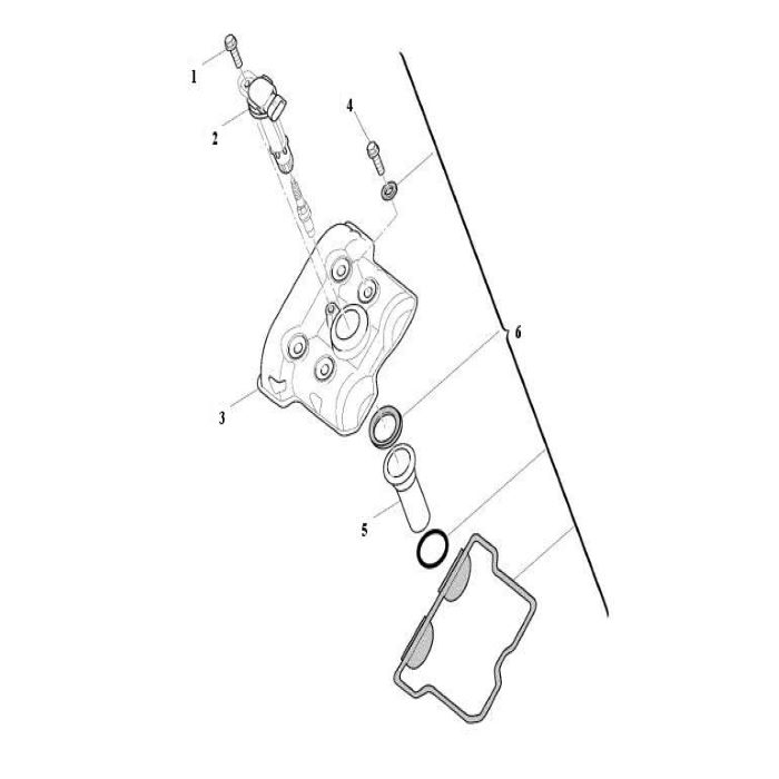 Gasket, valve cover kit, Husqvarna, 7715462