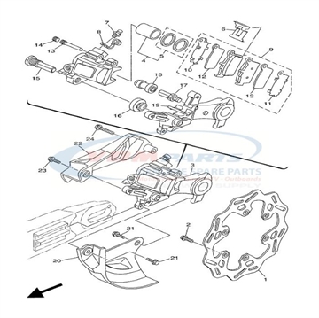 Bolt, flange ,  90105-06157 , Yamaha