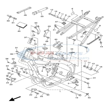 Bolte, Flange, 90105-10443 , Yamaha