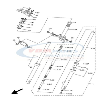 Bolt (3PP) 90106-10046 , Yamaha